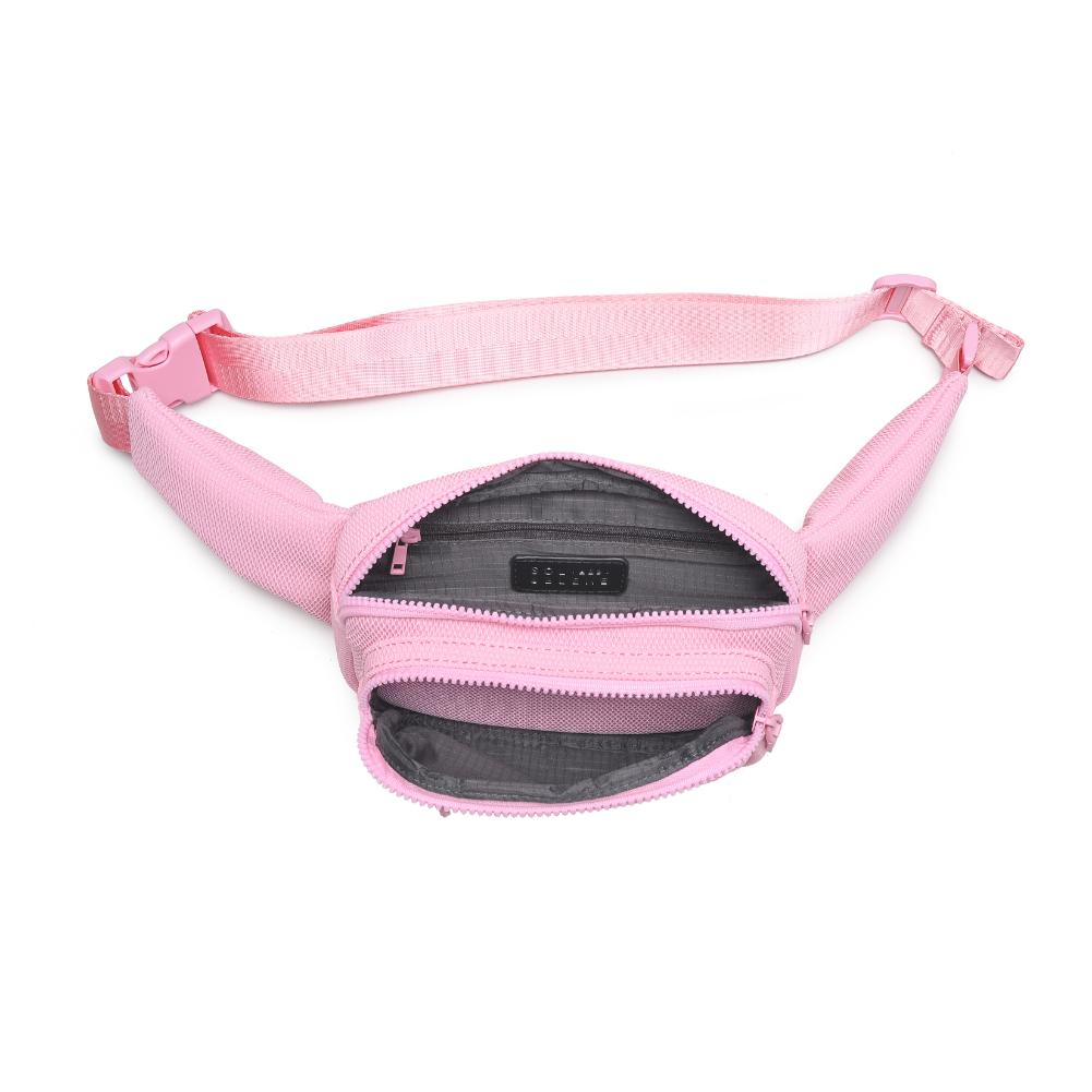 Product Image of Sol and Selene Hip Hugger - Neoprene Mesh Belt Bag 841764109833 View 8 | Rose