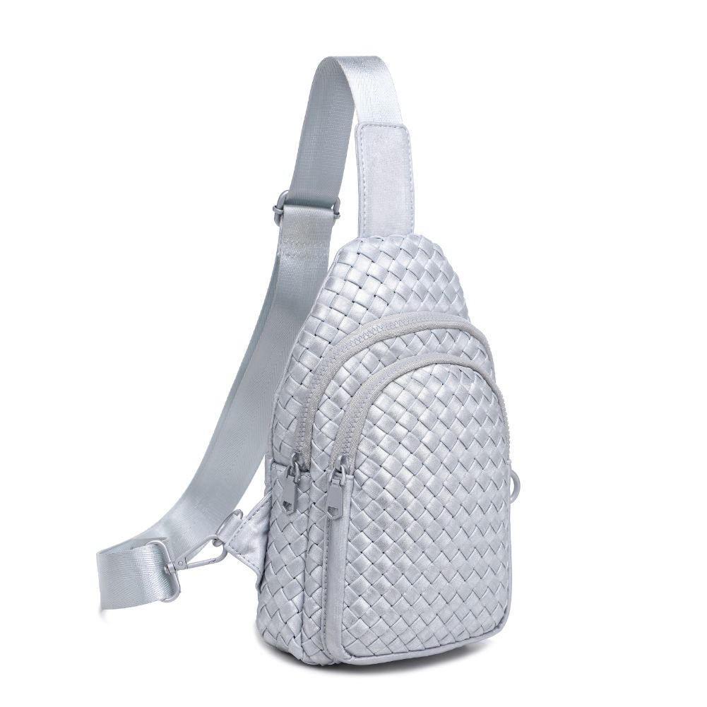 Sol and Selene Beyond The Horizon - Woven Neoprene Sling Backpack 841764109093 View 6 | Silver