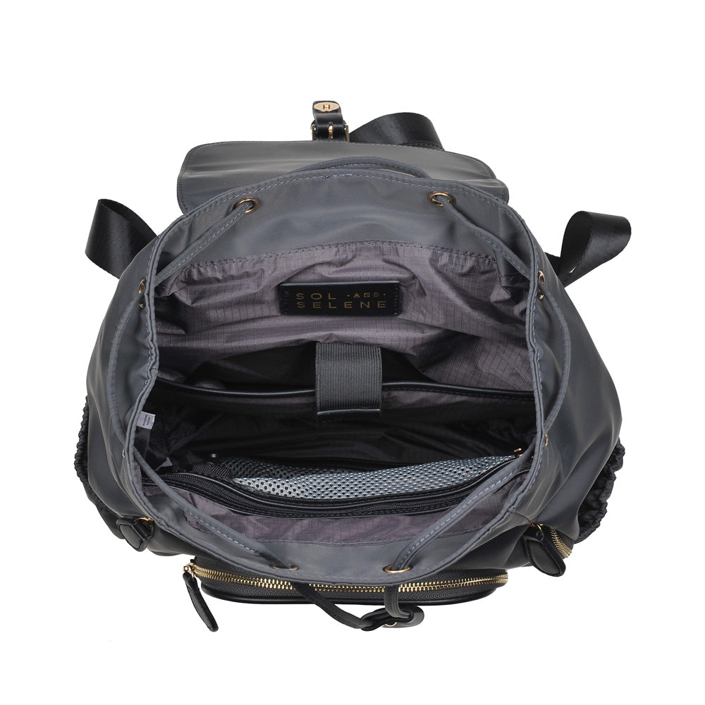 Product Image of Sol and Selene Soho Backpack 841764103985 View 4 | Charcoal