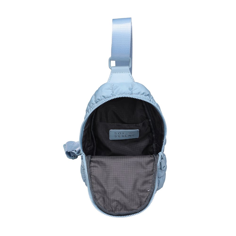 Sol and Selene Rejuvenate Sling Backpack 841764109567 View 8 | Sky Blue