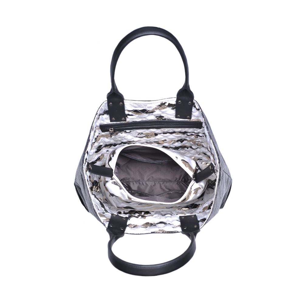 Product Image of Sol and Selene It Girl Tote 841764105095 View 8 | Silver Metallic