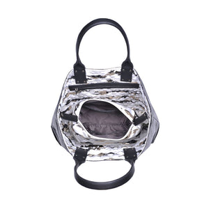 Product Image of Sol and Selene It Girl Tote 841764105095 View 8 | Silver Metallic