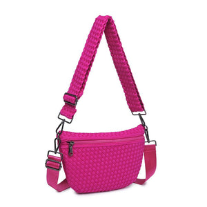 Product Image of Sol and Selene Ethereal - Woven Neoprene Crossbody 841764110860 View 6 | Fuchsia