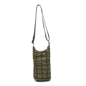 Product Image of Sol and Selene Let It Flow - Quilted Puffer Crossbody 841764110419 View 3 | Olive
