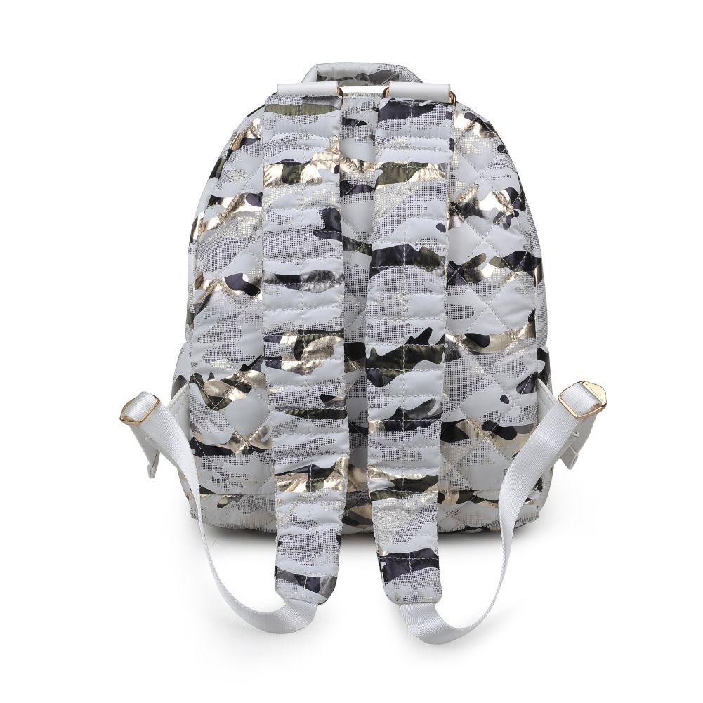 Product Image of Sol and Selene All Star Backpack 841764105163 View 7 | White Metallic Camo