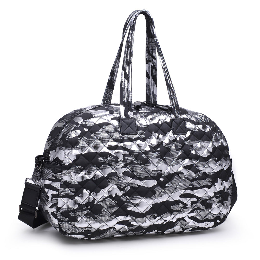 Product Image of Sol and Selene Getaway Weekender 841764104173 View 6 | Silver Metallic Camo