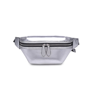 Product Image of Sol and Selene Side Kick - Neoprene Belt Bag 841764104333 View 5 | Silver Metallic