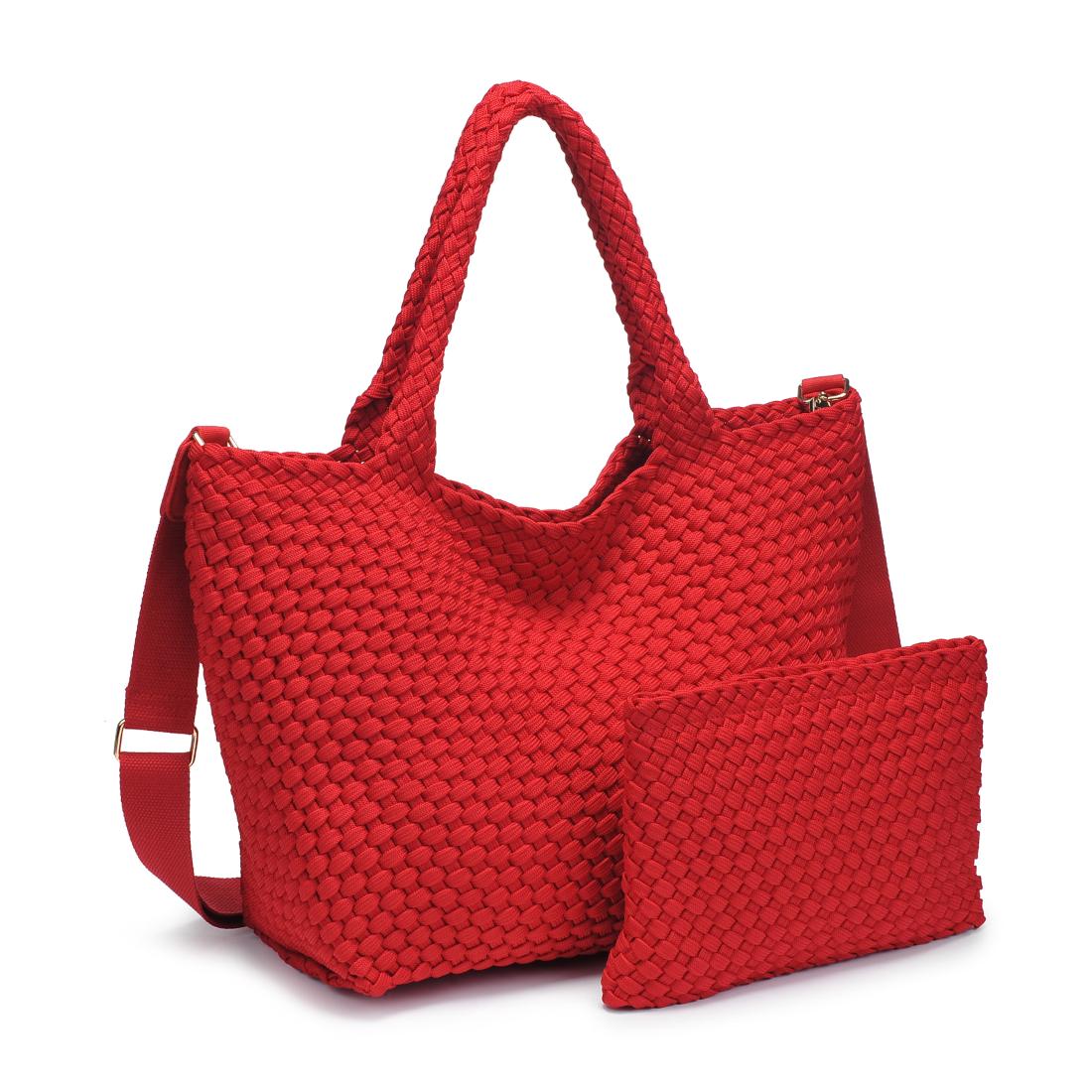 Product Image of Sol and Selene Sky&#39;s The Limit - Medium Sustainable Tote 841764111645 View 6 | Red