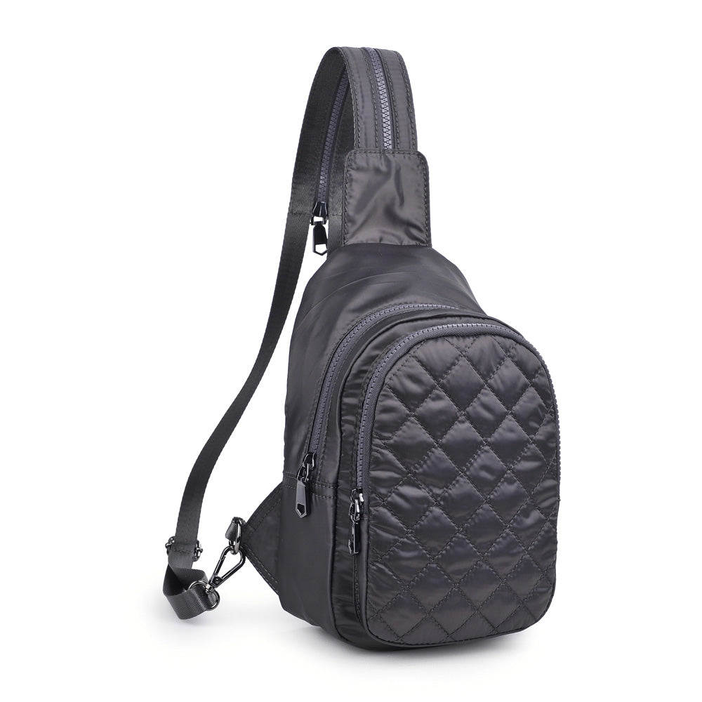 Product Image of Sol and Selene On The Run Sling Backpack 841764104425 View 6 | Charcoal