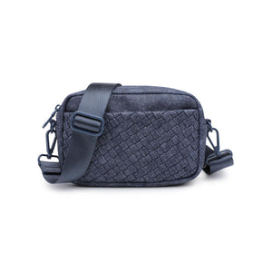 Sol and Selene Inspiration - Woven Neoprene Crossbody 841764110501 View 5 | Dark Denim