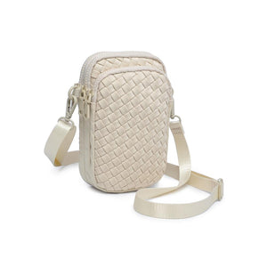 Sol and Selene Divide & Conquer - Woven Neoprene Crossbody 841764109239 View 6 | Cream