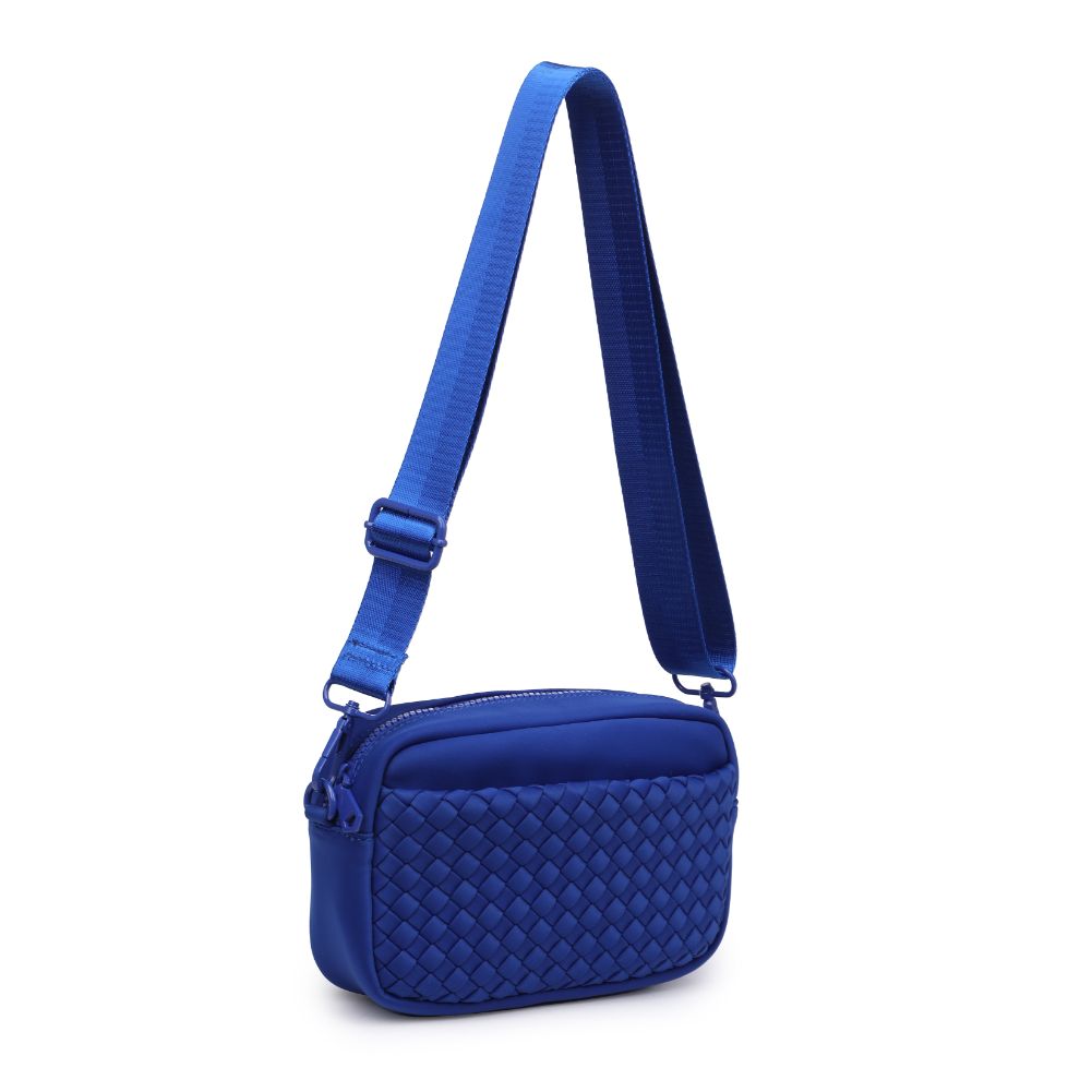 Sol and Selene Inspiration - Woven Neoprene Crossbody 841764108362 View 6 | Royal Blue