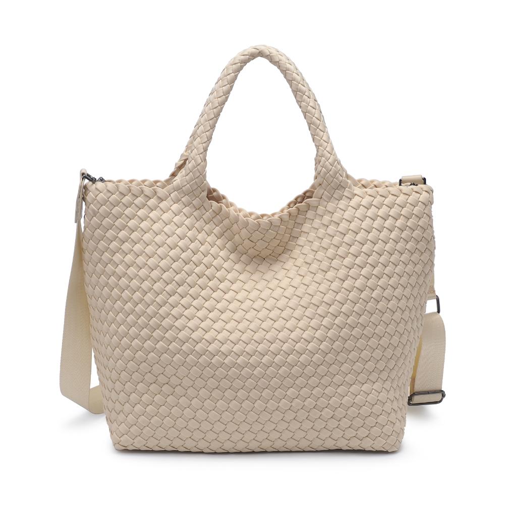 Sol and Selene Sky's The Limit - Medium Tote 841764109246 View 5 | Cream