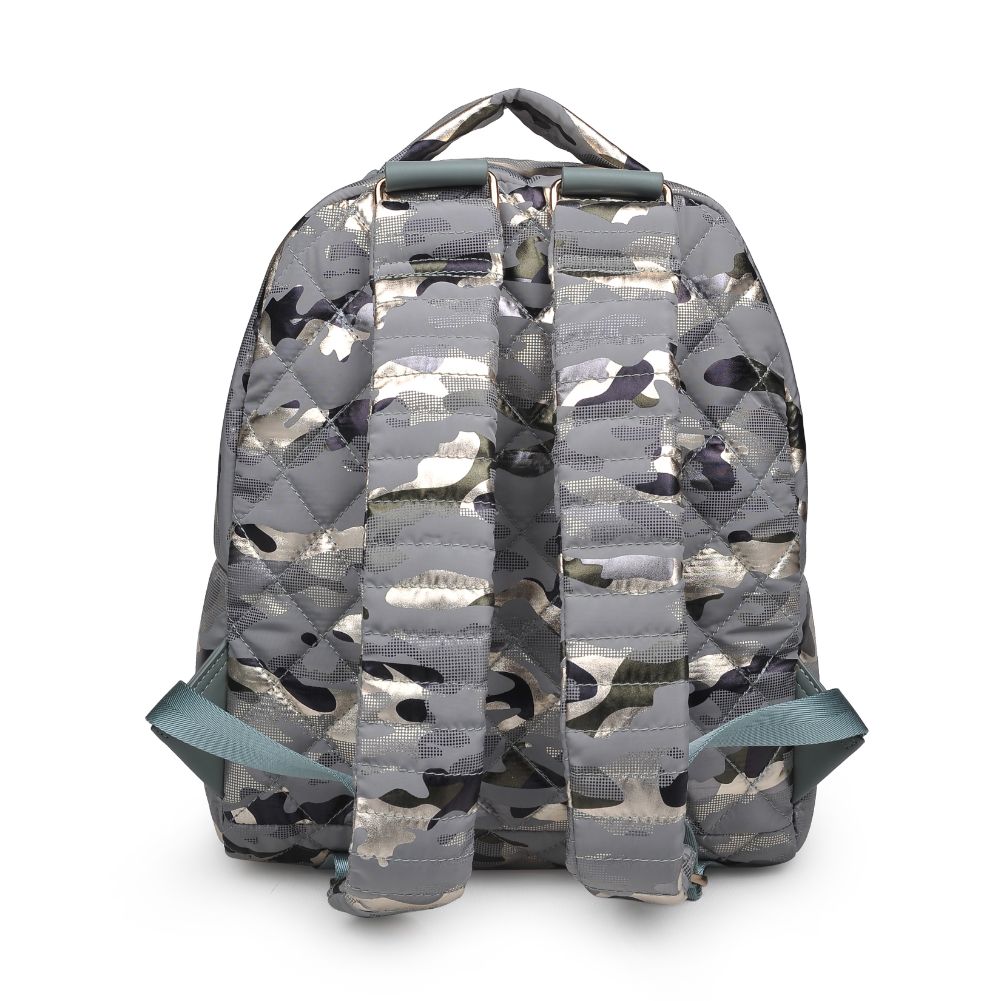Product Image of Sol and Selene All Star Backpack 841764105170 View 7 | Seafoam Metallic Camo