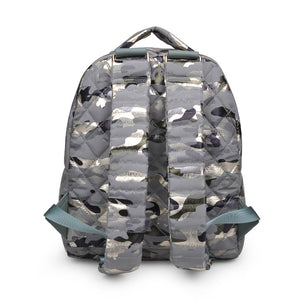 Product Image of Sol and Selene All Star Backpack 841764105170 View 7 | Seafoam Metallic Camo