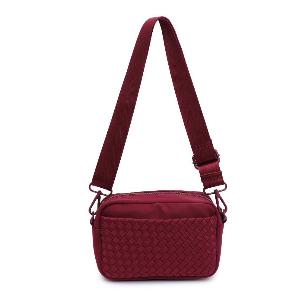 Sol and Selene Inspiration - Woven Neoprene Crossbody 841764110488 View 7 | Wine