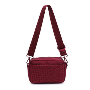 Sol and Selene Inspiration - Woven Neoprene Crossbody 841764110488 View 7 | Wine