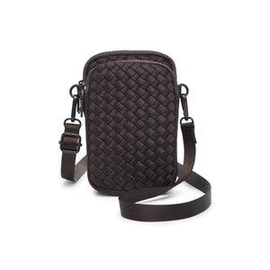 Sol and Selene Divide & Conquer - Woven Neoprene Crossbody 841764110228 View 5 | Chocolate