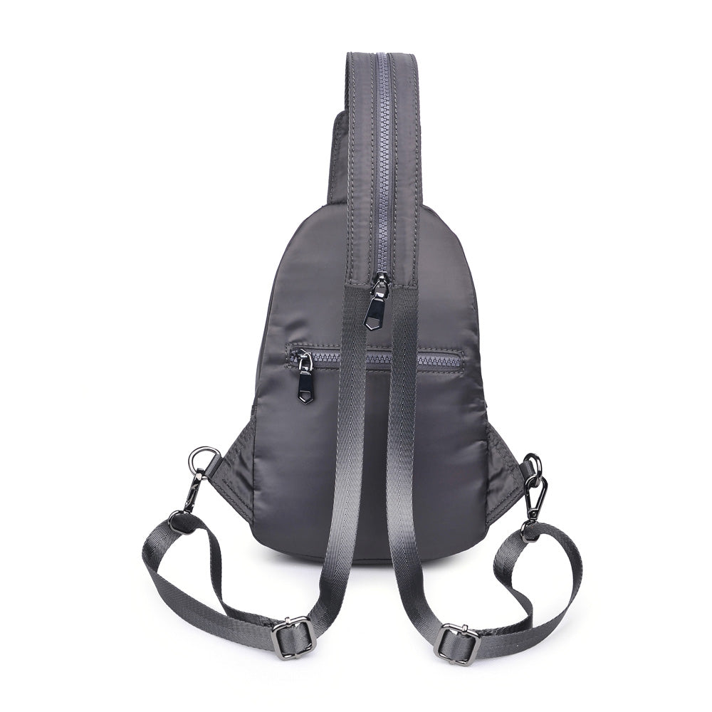 Product Image of Sol and Selene On The Run Sling Backpack 841764104425 View 7 | Charcoal