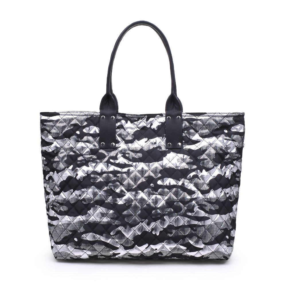 Product Image of Sol and Selene It Girl Tote 841764105095 View 7 | Silver Metallic