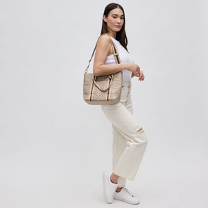 Woman wearing Nude Sol and Selene Motivator Mini Tote Mini Tote 841764107501 View 2 | Nude