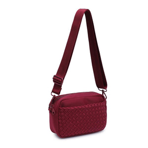 Sol and Selene Inspiration - Woven Neoprene Crossbody 841764110488 View 6 | Wine