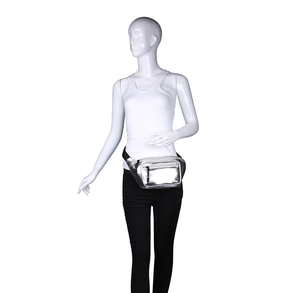 Product Image of Sol and Selene Hands Down Belt Bag 841764103640 View 5 | Silver