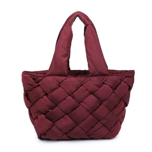 Sol and Selene Intuition East West Tote 841764110518 View 1 | Burgundy