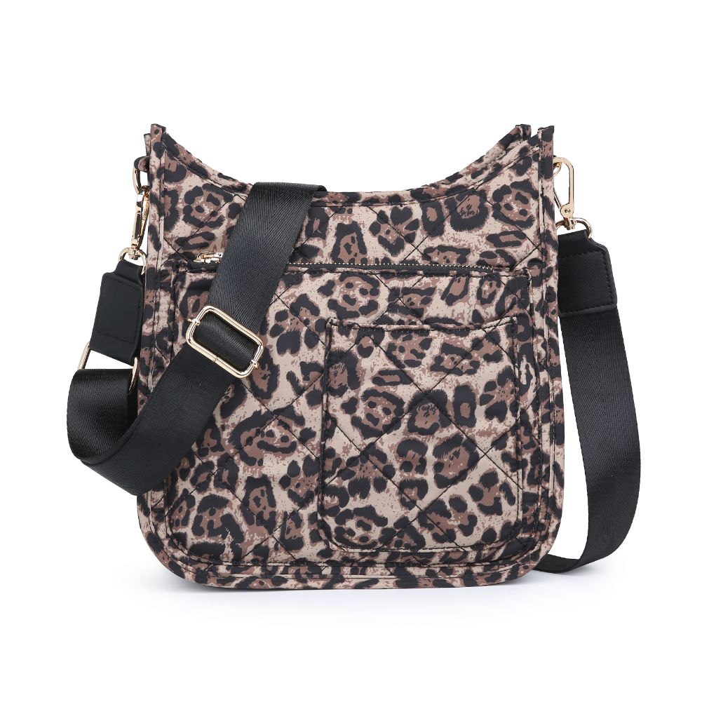 Product Image of Sol and Selene Motivator Messenger Crossbody 841764106801 View 5 | Leopard