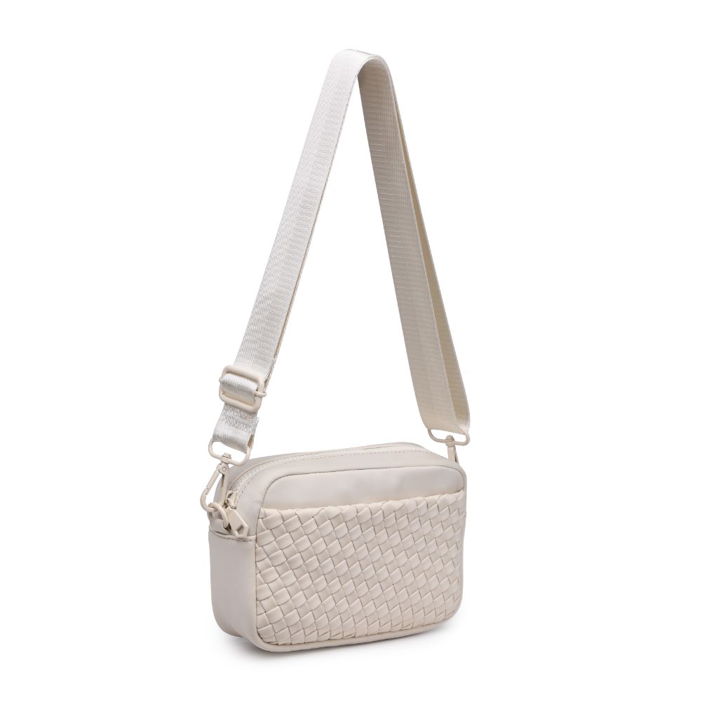 Sol and Selene Inspiration - Woven Neoprene Crossbody 841764109291 View 6 | Cream