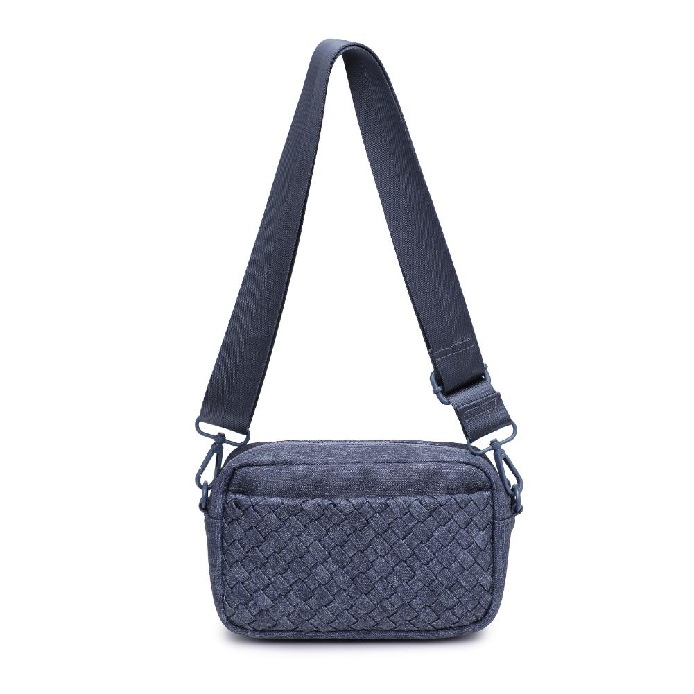 Sol and Selene Inspiration - Woven Neoprene Crossbody 841764110501 View 7 | Dark Denim