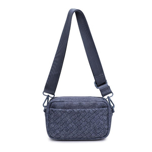 Sol and Selene Inspiration - Woven Neoprene Crossbody 841764110501 View 7 | Dark Denim