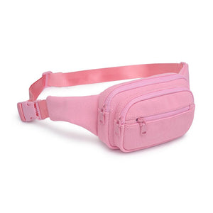 Product Image of Sol and Selene Hip Hugger - Neoprene Mesh Belt Bag 841764109833 View 6 | Rose