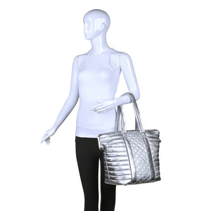 Product Image of Sol and Selene Metropolitan Tote 841764102506 View 5 | Silver