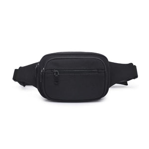 Product Image of Sol and Selene Hip Hugger - Neoprene Mesh Belt Bag 841764109819 View 5 | Black