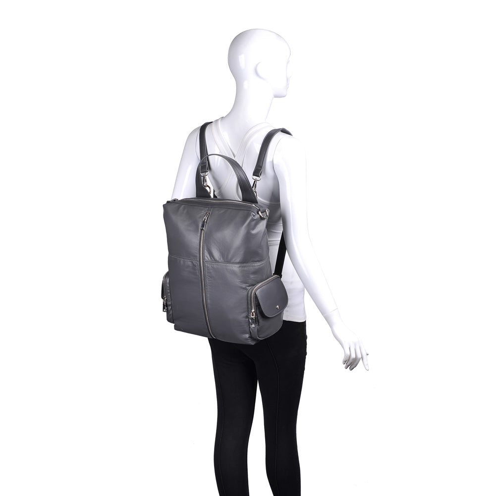 Product Image of Sol and Selene Game Changer Travel Backpack 841764103589 View 5 | Grey