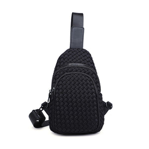 Sol and Selene Beyond The Horizon - Woven Neoprene Sling Backpack 841764108034 View 5 | Black