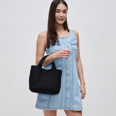 Woman wearing Black Sol and Selene Sky's The Limit - Small Crossbody 841764108942 View 1 | Black