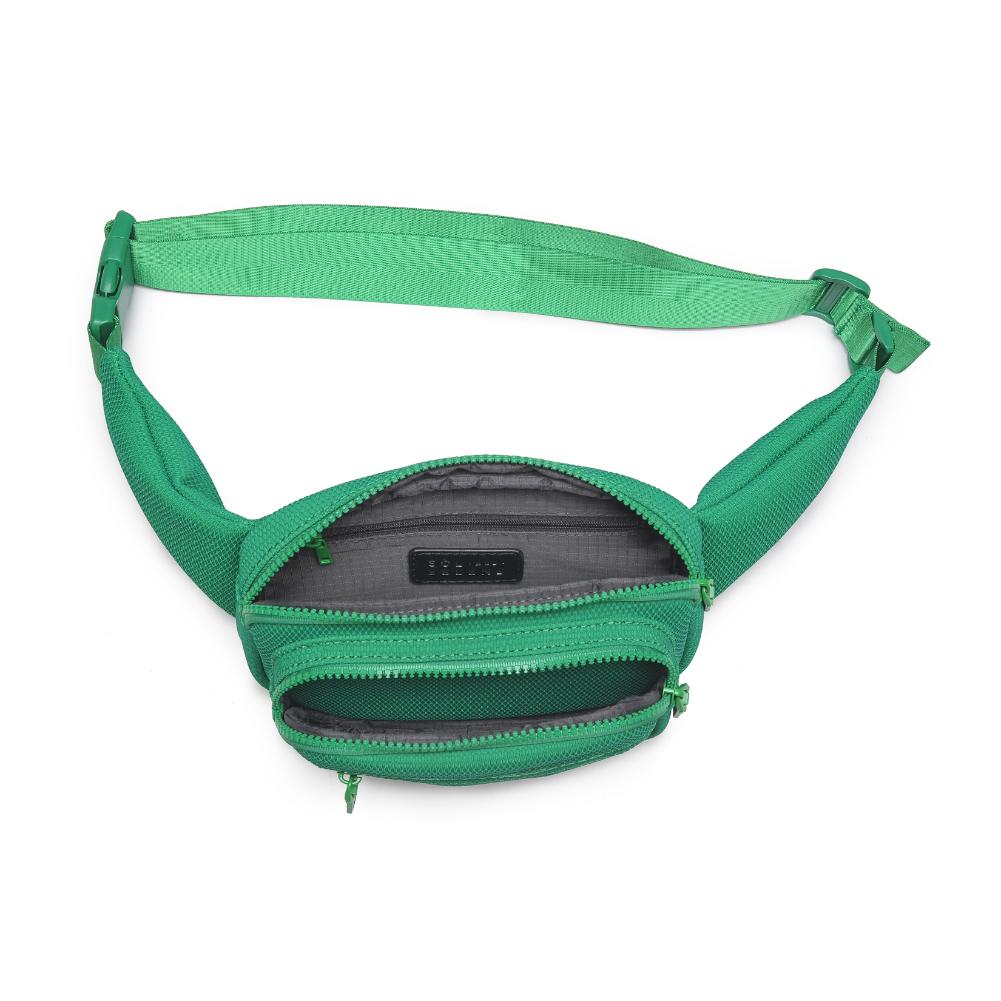 Product Image of Sol and Selene Hip Hugger - Neoprene Mesh Belt Bag 841764109840 View 8 | Green