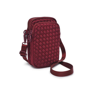 Sol and Selene Divide & Conquer - Woven Neoprene Crossbody 841764110211 View 6 | Wine