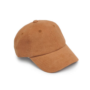 Product Image of Sol and Selene Corduroy Baseball Hat Baseball Cap 818209014823 View 1 | Tan