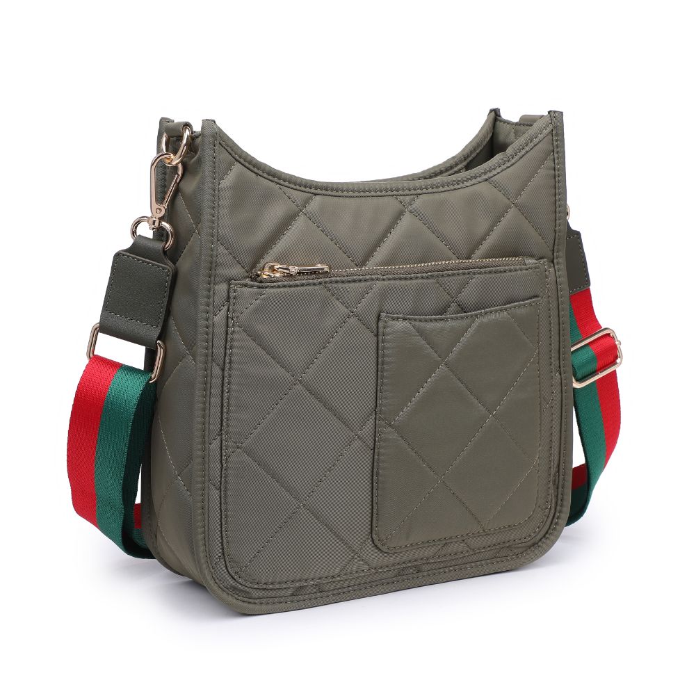 Product Image of Sol and Selene Motivator Messenger Crossbody 841764108416 View 6 | Olive