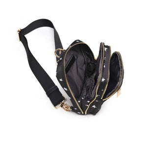 Product Image of Sol and Selene Accolade Sling Backpack 841764107273 View 8 | Black Star