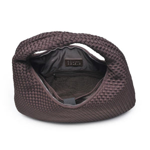 Product Image of Sol and Selene Dare to Dream - Large Woven Neoprene Hobo 841764110938 View 8 | Chocolate