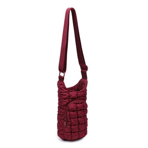 Product Image of Sol and Selene Let It Flow - Quilted Puffer Crossbody 841764110389 View 6 | Burgundy