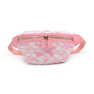 Product Image of Sol and Selene Side Kick Belt Bag 841764105910 View 1 | Pink Camo