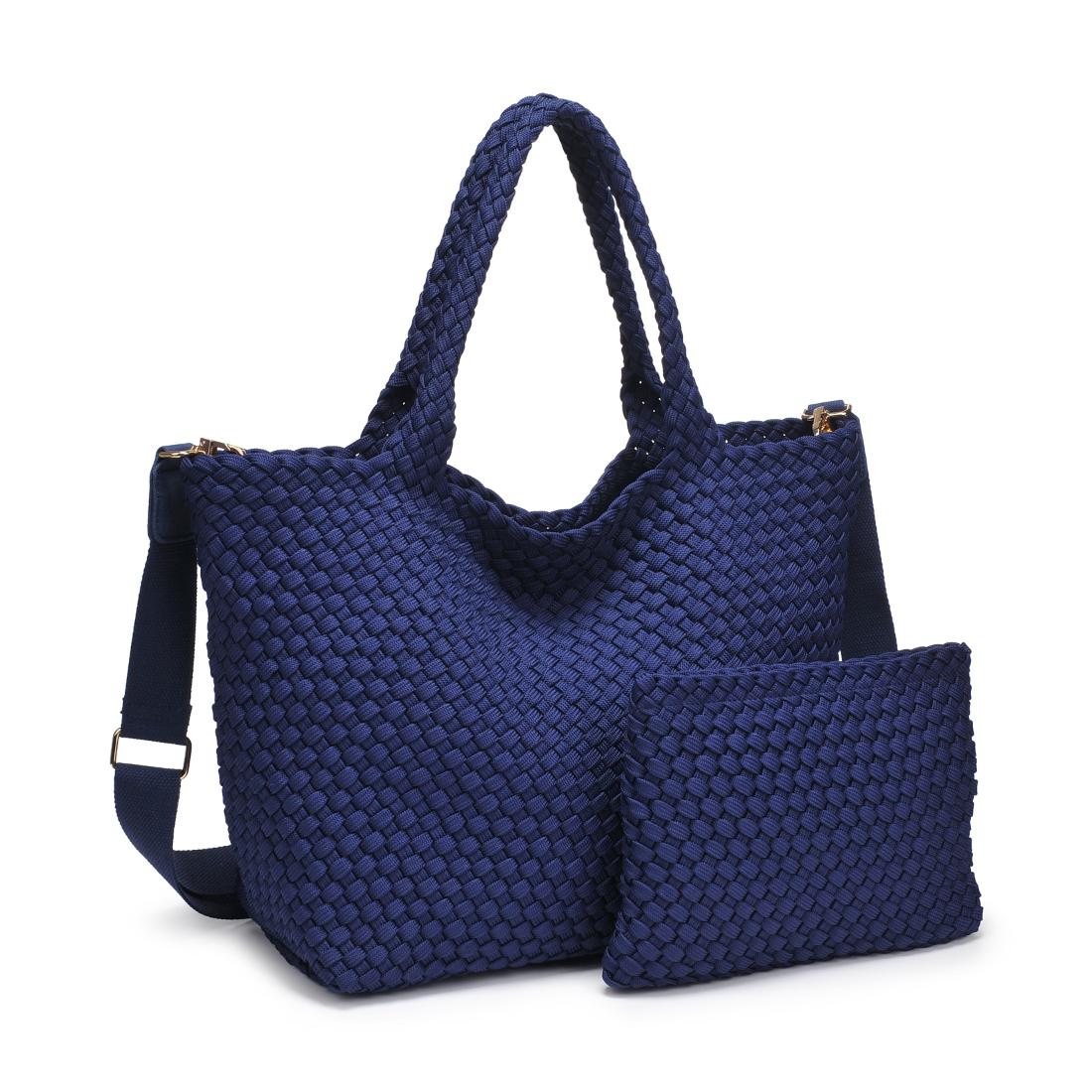 Product Image of Sol and Selene Sky&#39;s The Limit - Medium Sustainable Tote 841764111614 View 6 | Navy