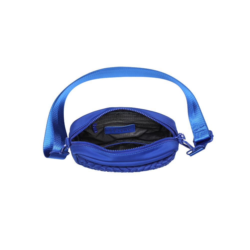 Sol and Selene Inspiration - Woven Neoprene Crossbody 841764108362 View 8 | Royal Blue