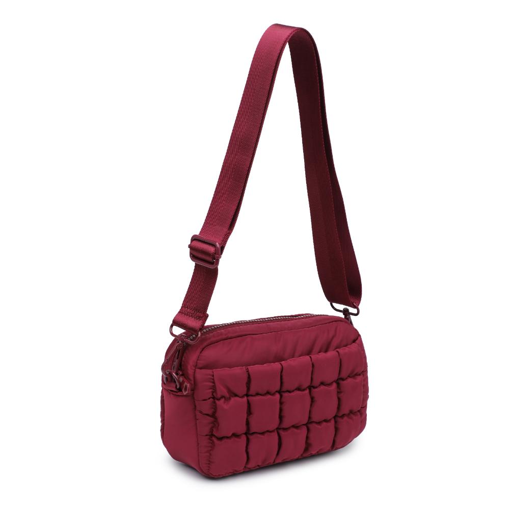 Sol and Selene Inspiration - Quilted Nylon Crossbody 841764110594 View 6 | Burgundy